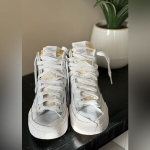 Nike sacai x Blazer Mid White Grey BV0072-100